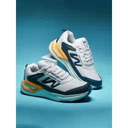 Asian Men's CIVIC-01 Off-White & Navy Running Shoes-picture-22