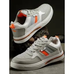 Asian Men's Grey Casual Sneakers-picture-14