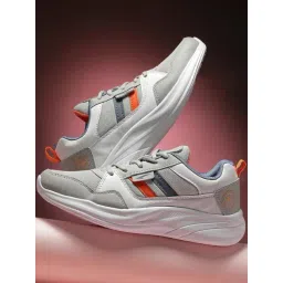 Asian Men's Grey Running Shoes-image-25