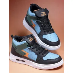 Asian Men's Multicolor Ankle High Sneakers-picture-23