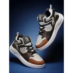 Asian Men's Multicolor Ankle High Sneakers-picture-34