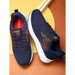 Asian Men's Navy Running Shoes-picture-22