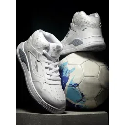 Asian Men's White Ankle High Sneakers-picture-23