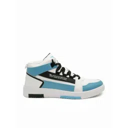 Asian Men's White Ankle High Sneakers-picture-19