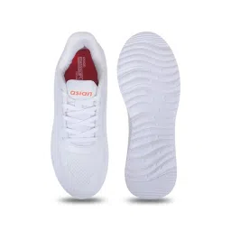Asian Men's White Running Shoes image 3