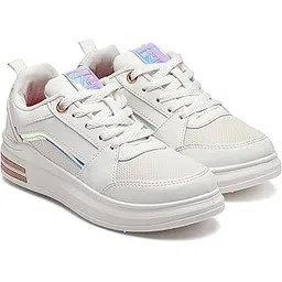 asian Women LUNA-02 Sneaker and Casual wear Shoe with Laces, Lightweight and Comfortable Shoe with Unique Design for Parties, as Well as Gym and Sports for Women & Girls with Stylish Design-picture-39