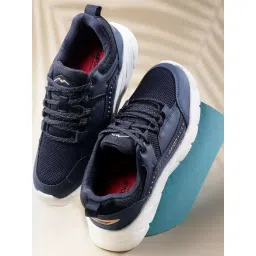 Asian Women's Navy Running Shoes-image-5