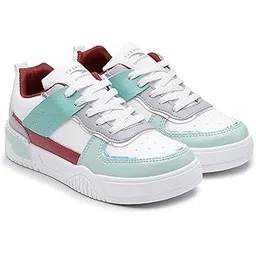 asian Women's Paradise-06 White Casual Sneaker Shoes with Ultra Soft Cushion Lightweight Lace-Up Shoes for Women's & Girl's-picture-24