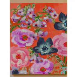 ASIAN MONK Multicoloured Single Piece Wood Floral and Botanical Wall Paintings-picture-40