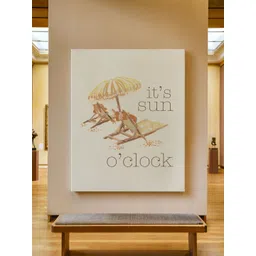 ASIAN MONK Multicoloured Single Piece Wood Wall Paintings-picture-22