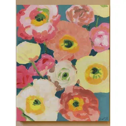 ASIAN MONK Multicoloured Wood Floral and Botanical Wall Art-picture-32