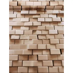 Asian royal Beige & Brown Printed Self Adhesive Wall Sticker image 3