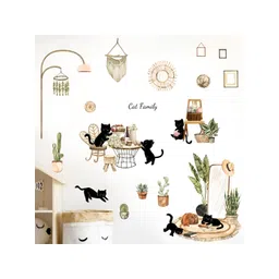 Asian royal Beige & Brown Self Adhesive Wall Sticker-picture-21