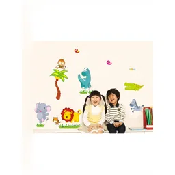 Asian royal Beige & Green Printed Self Adhesive Wall Sticker-picture-23