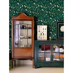 Asian royal Green & White Printed Self Adhesive Wall Sticker-picture-10