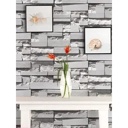 Asian royal Grey Self Adhesive Wallpaper Sticker-picture-12