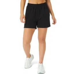 Asics Black Mid Rise Sports Shorts-picture-26