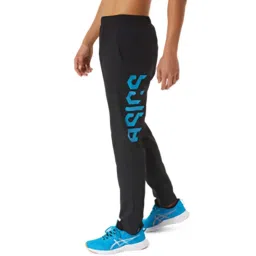 Asics Black Regular Fit Printed Sports Trackpants image 3