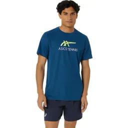 Asics Blue Regular Fit Printed Sports T-Shirt-picture-44