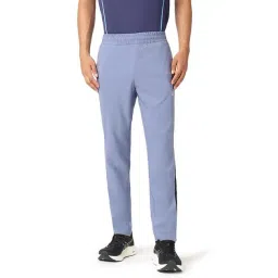Asics Blue Slim Fit Striped Sports Trackpants-picture-14