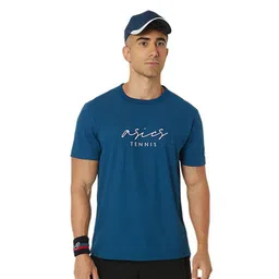 ASICS Classic Typography Printed Round Neck T-Shirt-picture-38