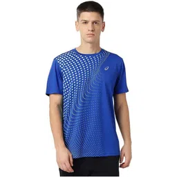 ASICS Contrast Fade Printed Round Neck T-shirt-picture-31