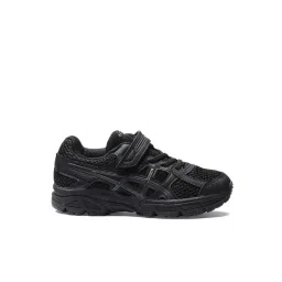 Asics Kids CONTEND 4B + VEL Black Velcro Shoes-picture-13