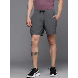 ASICS Men Grey Brand Logo Printed 7IN Running Sports Shorts-picture-34