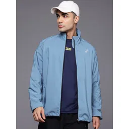 ASICS Men Solid Running Sporty Jacket-image-20