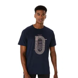 ASICS Men Typography Printed Round Neck T-shirt-picture-20