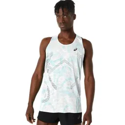 Asics Men's Brilliant White Metarun Aop Singlet-picture-20