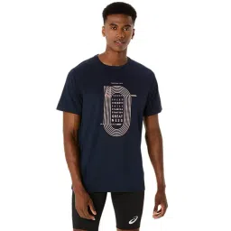 Asics Men's Midnight Track Graphic Short Sleeve T-Shirt-picture-38