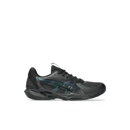 Asics Men's SOLUTION SPEED FF 3 NIGHT Black & Prism Blue Tennis Shoes-picture-18