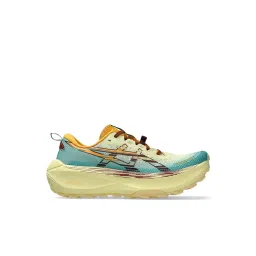 Asics Men's Trabuco Max 4 Wheat Yellow & Dark Red Planet Running Shoes image 1