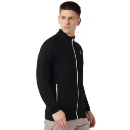 Asics Performance Black Contrast Raglan Regular Fit Track Jacket-picture-30