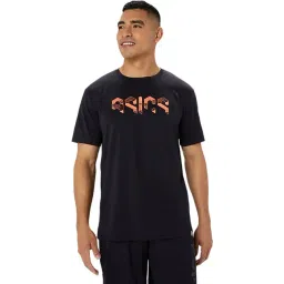 Asics Performance Black Regular Fit Printed Sports T-Shirt-picture-16