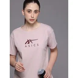 ASICS Relaxed Fit Brand Logo Printed Training T-shirt image 1