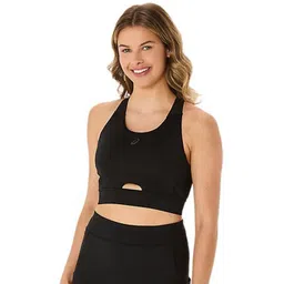 ASICS Training Active Solid Full Coverage Non Padded Non Wired Racerback Workout Bra-picture-10