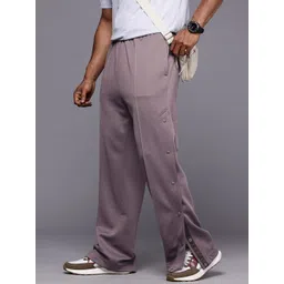 ASICS Unisex Relaxed Fit Side Snap Button Detail Outdoor Track Pants-picture-10
