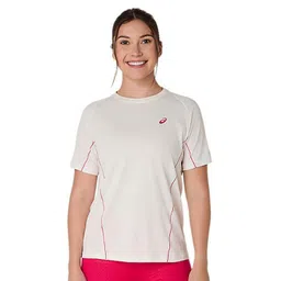 ASICS Women Solid Round Neck T-shirt-picture-22