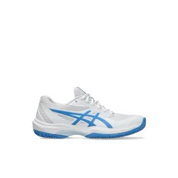 Asics Women's GAME FF White & Blue Coast Tennis Shoes-picture-20