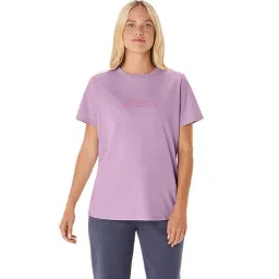 Asics Women's Light Ube Training Core Logo T-Shirt-picture-30