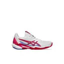 Asics Women's SOLUTION SPEED FF 3 White & Bright Rose Tennis Shoes-picture-21