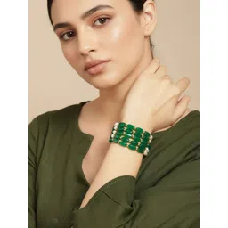 ASIDEA Green Brass Kundan-picture-14