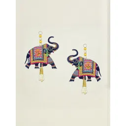 ASIDEA Pack Of 2 Elephant Side Door Hangings-picture-30