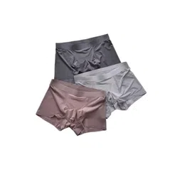 ASJAR Breathable Pouch Men Underwear Packs Mesh Boxer Briefs | Extra Think | Pack of 3 (L)-picture-17