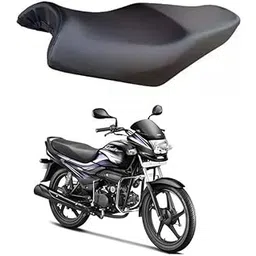 Ask Campatibal with Hero Super Splendor BS6 PU Leather Waterproof Single Bike Seat Cover for Hero Super Splendor BS6 (Black)-picture-11