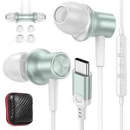 USB C Headphone for Google Pixel 9 Pro 8 7, Type C Earphone with Mic Stereo Magnet Case Corded Wired Earbuds for iPhone 16 15 Pro Max Plus iPad Samsung Galaxy S25 Ultra S24 S22 S23 Fe A35 A53 Flip 6-image-44