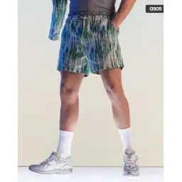 asos design Men Jacquard Wide Shorts-picture-34