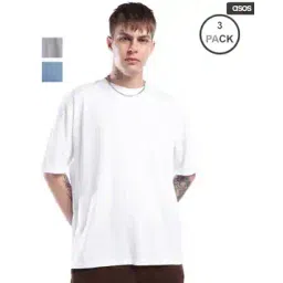 asos design Men Pack of 3 Oversized Crew-Neck T-Shirts-picture-12